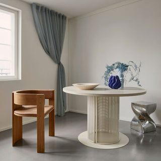 Bauhaus Diningtable by Kristina Dam, beige.